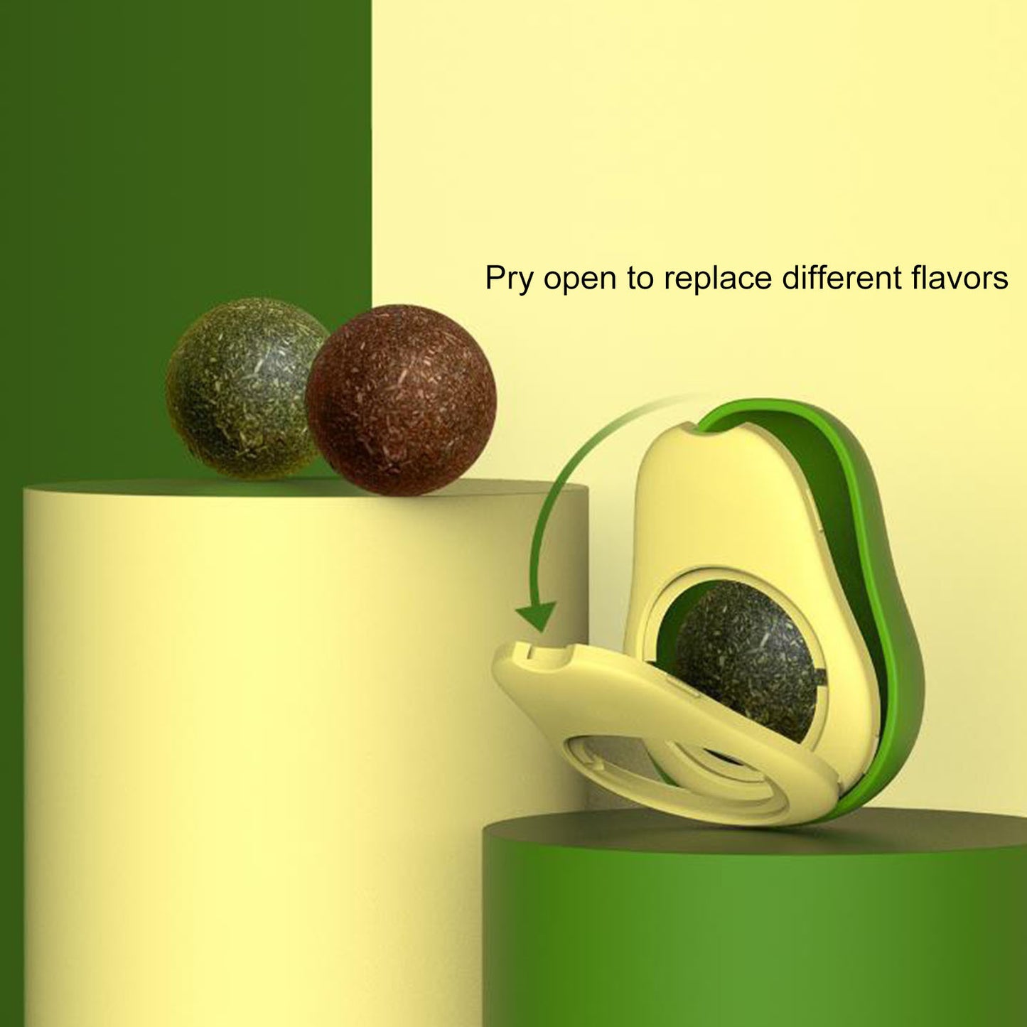 Avocado Katzenminze Spielzeug – Zahnpflege & Spaß