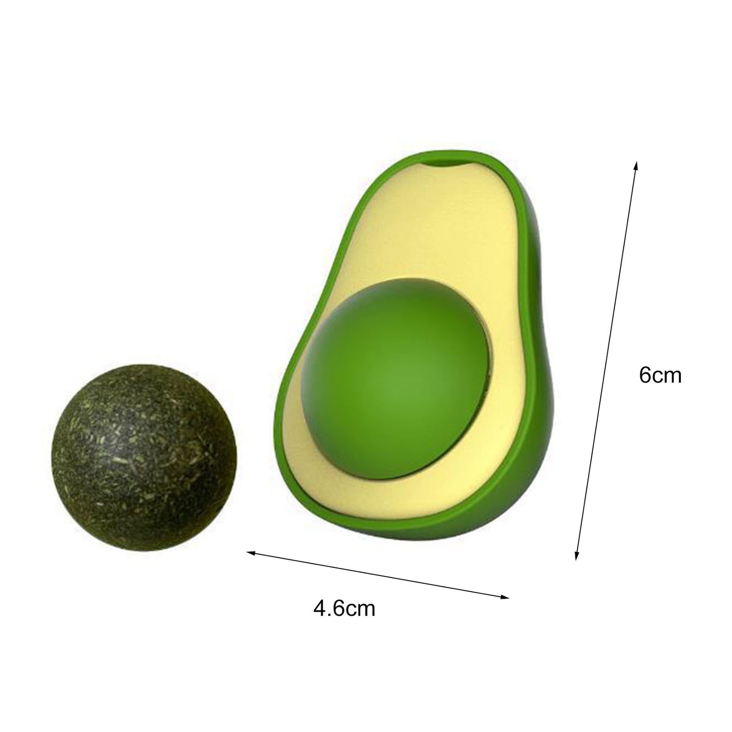 Avocado Katzenminze Spielzeug – Zahnpflege & Spaß