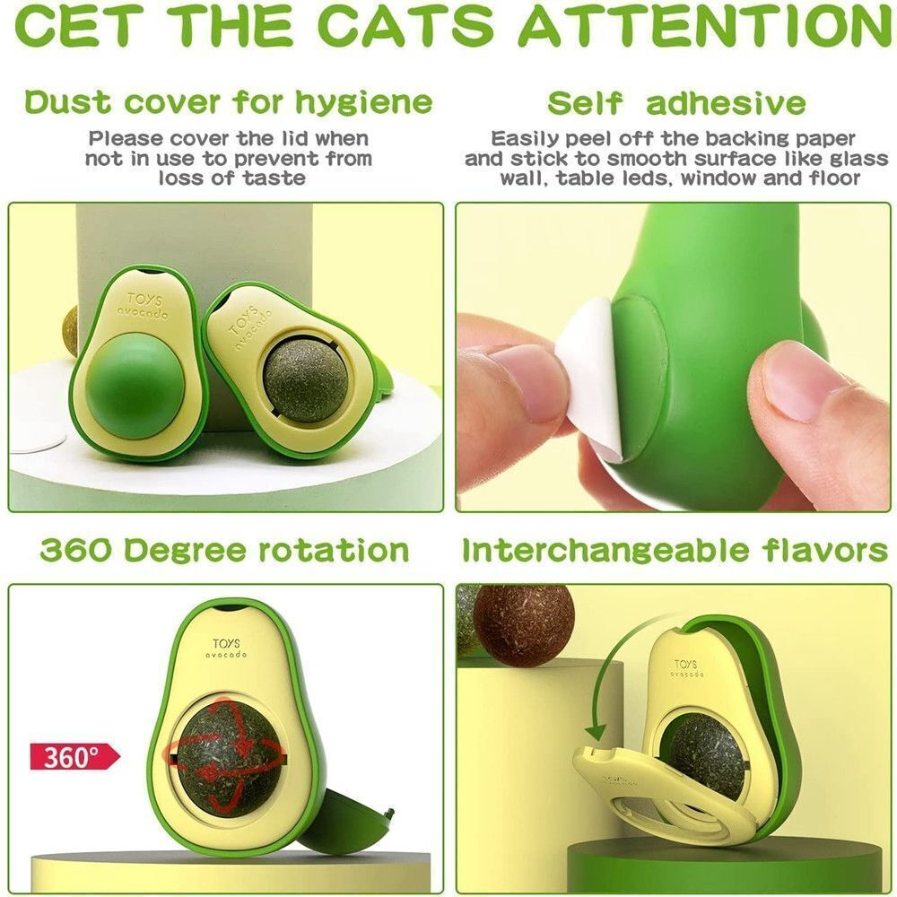 Avocado Katzenminze Spielzeug – Zahnpflege & Spaß